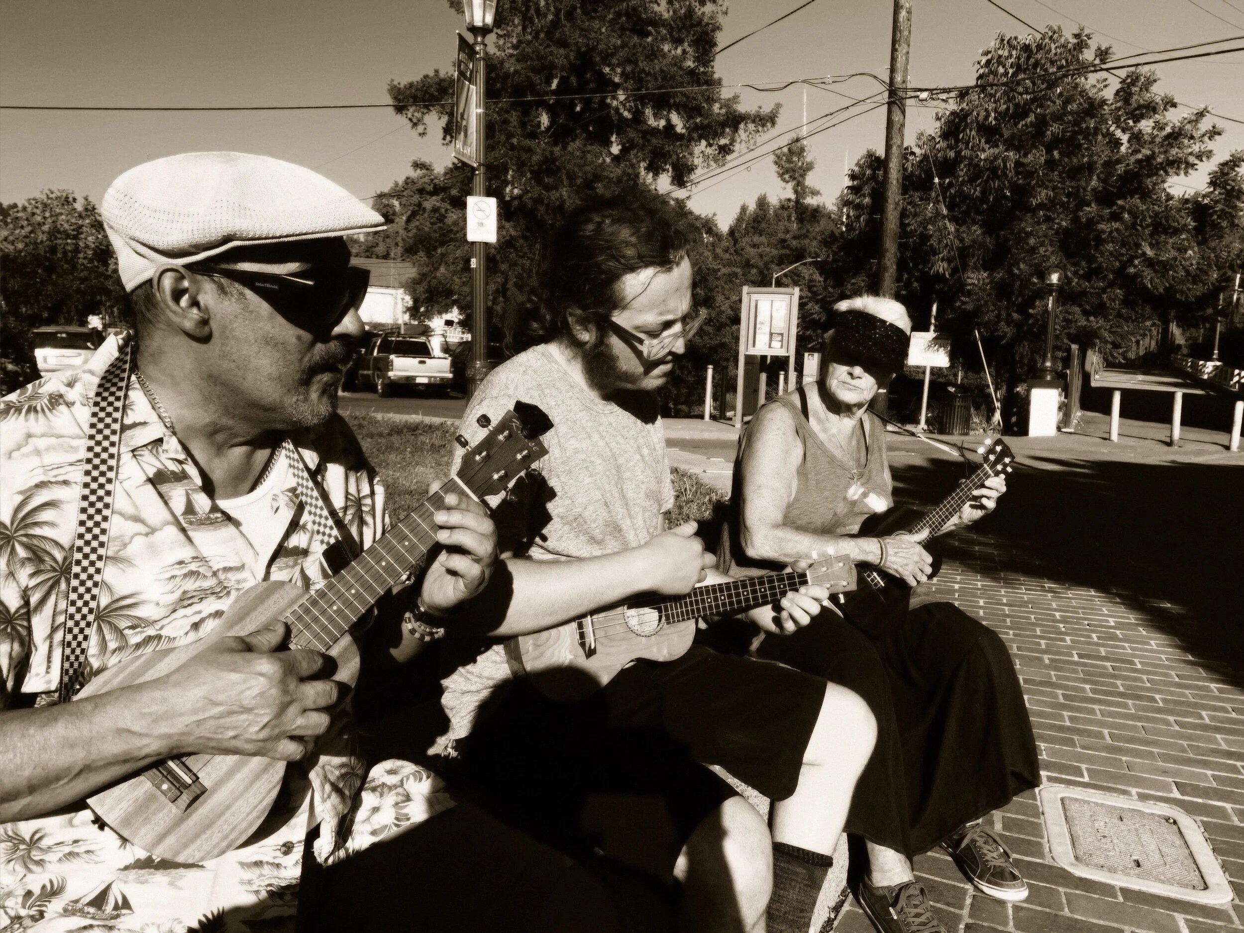  Playing ‘No Woman No Cry’  for our first jam sesh.  